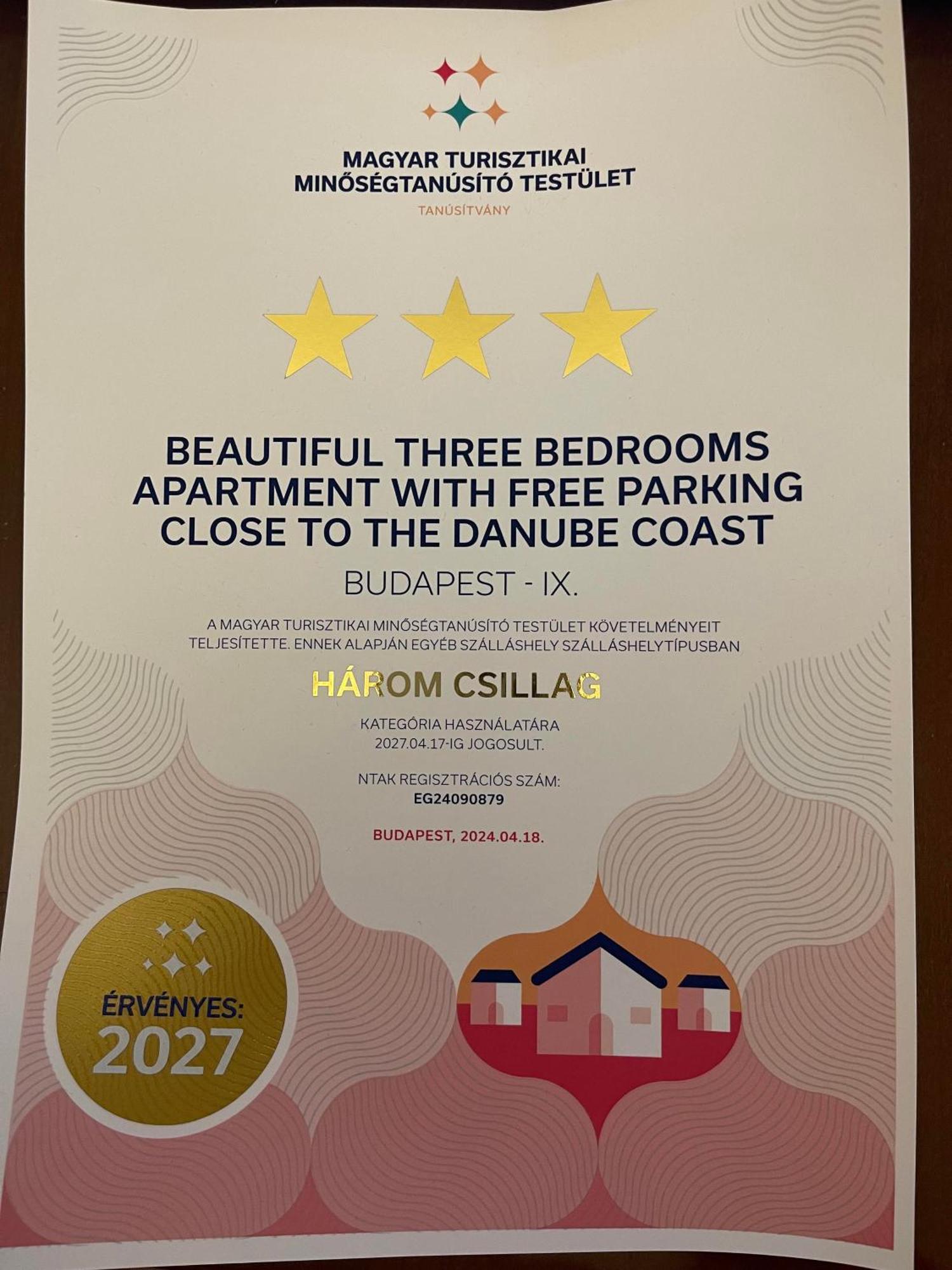 Beautiful Three Bedrooms Apartment With Free Parking Close To The Danube Coast Budapeşte Dış mekan fotoğraf